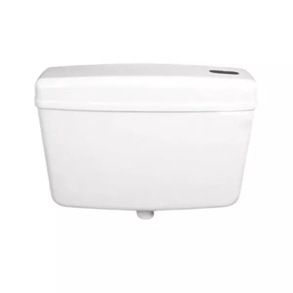 Aquai Single Flush Push Cistern 10 L PVC White for Bathroom Use, RP-7030