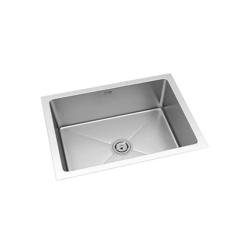 Lotus Fashion Series Genial Kitchen Sink 406x457x228 mm Size and 356x406 mm Bowl Stainless Steel Hairline Silver Finish, LFSBG-01