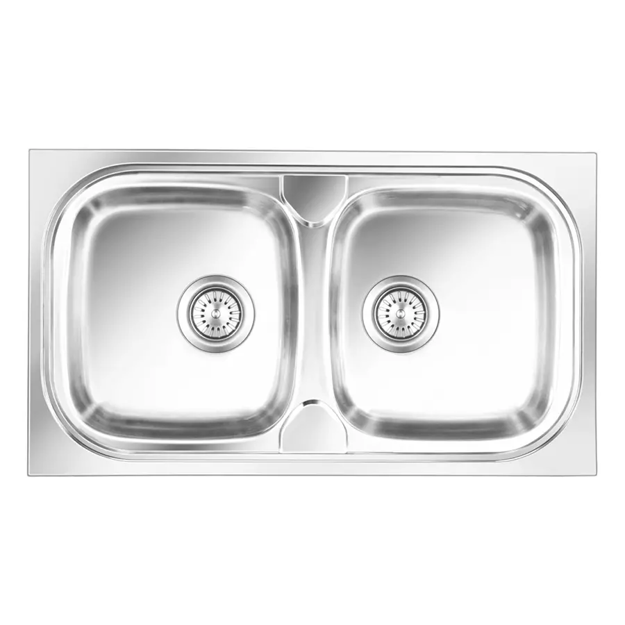 Nirali BG Kitchen Sink Popular Series  825x510 mm (32½x20 inch) Satin Finish Stainless Steel, Pride