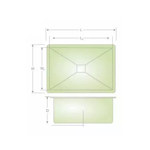 LIPKA Kitchen Sink with Tap Hole 813x458x229 mm Matte Finish Stainless Steel Single Bowl, HMSB15-304-TH