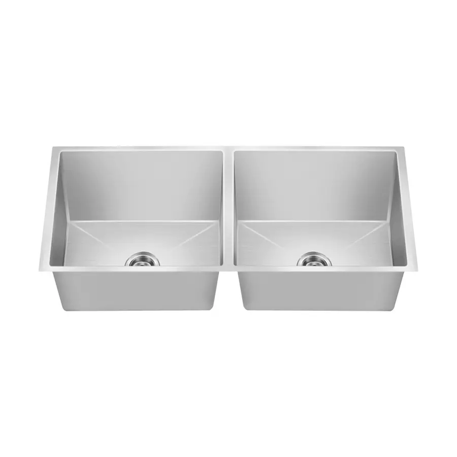 Nirali BG Kitchen Sink Meritox Series 990x510 mm (39x20 inch) Hairline Satin Finish Stainless Steel, Elante