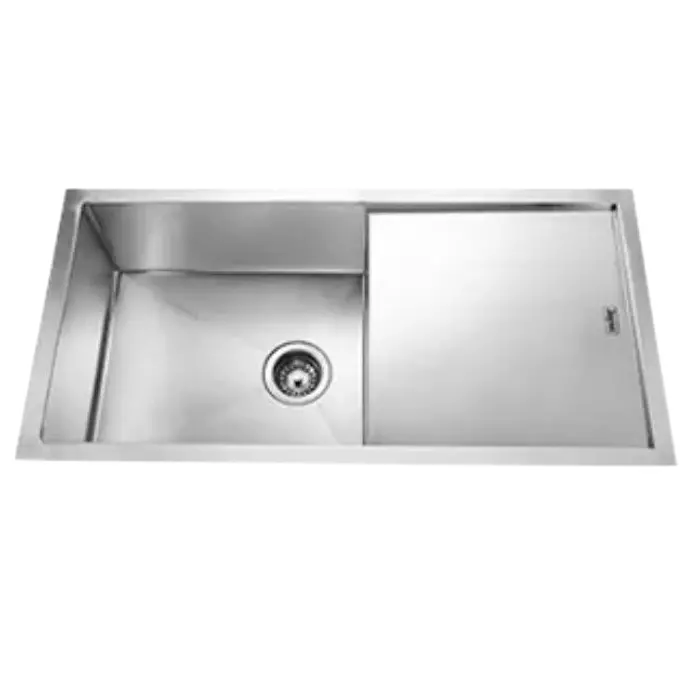 Jayna Regal Series Single Bowl Kitchen Sink with Single Drain Board Satin Finish 36x18x9 inch, JNRS 3618