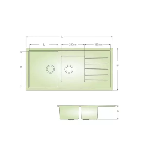 lipka-kitchen-sink-with-drain-board-1146x493x230-mm-matte-finish-stainless-steel-double-bowl-qzdbd-18-cw
