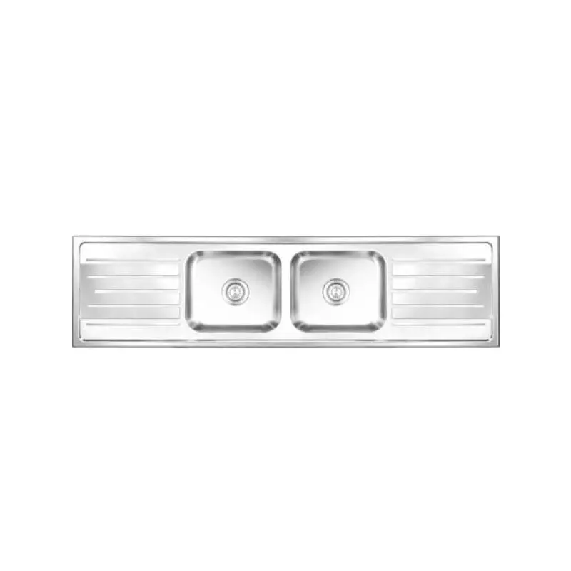 Nirali BG Kitchen Sink Popular Series Small 1750x457mm (69x18 inch) Stainless Steel, Super Elegance