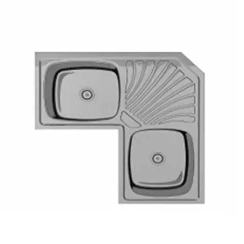 lotus-studio-series-emperor-kitchen-sink-914x914x203-mm-size-and-406x356-mm-bowl-stainless-steel-hairline-silver-finish-lsdbsde-01