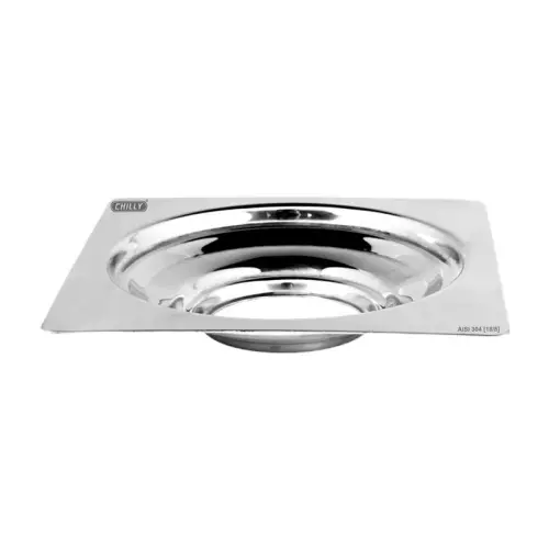 Chilly 127x127 mm Cockroach Trap Stainless Steel Glossy Finish Silver, CCT-SMFC-127