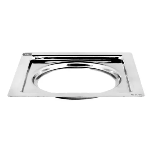 Chilly 127x127 mm Cockroach Trap Stainless Steel Glossy Finish Silver, CCT-SSCFC-127