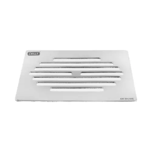 Chilly 127x127 mm Cockroach Trap Stainless Steel Glossy Finish Silver, CCT-SSCFC-127