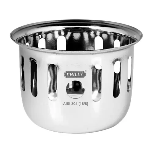 Chilly 129x129 mm Cockroach Trap Stainless Steel Matt Finish Silver, CCT-S-129