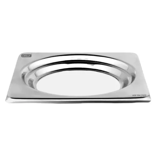 Chilly 129x129 mm Cockroach Trap Stainless Steel Matt Finish Silver, CCT-S-129