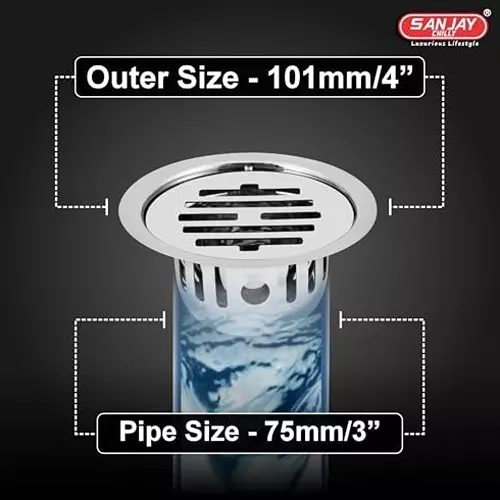 Sanjay Chilly Round Classic Cockroach Trap Sliver 101.6 mm (4 inch), SCCT-RC-101