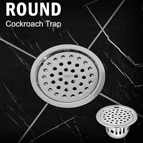 Sanjay Chilly Round Cockroach Trap Sliver 76.2 mm (‎3 inch), SCCT-R-80