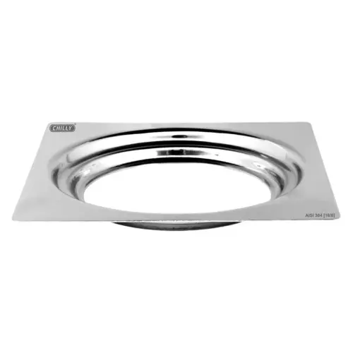 Chilly 127x127 mm Cockroach Trap Stainless Steel Glossy Finish Silver, CCT-SSDFC-127
