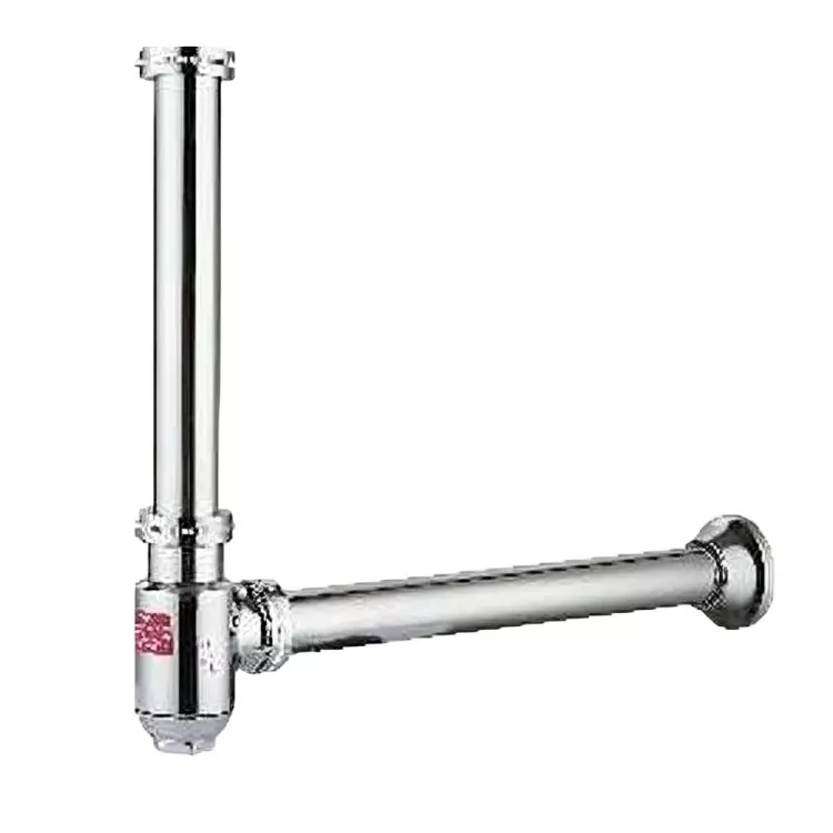 PLATO Prince Series Bottle Trap Brass 32x300x300 mm Chrome, 5356 A