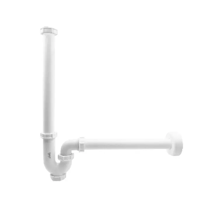 PLATO P-Trap Plastic Plastic 32x300x300 mm White, 5360