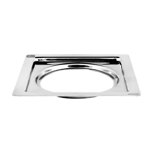 Chilly 127x127 mm Cockroach Trap Stainless Steel Matt Finish Silver, CCT-SSRDFC-127