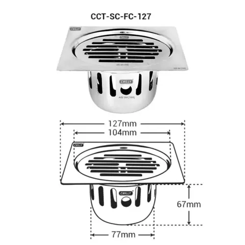 chilly-127x127-mm-cockroach-trap-stainless-steel-matt-finish-silver-cct-scfc-127