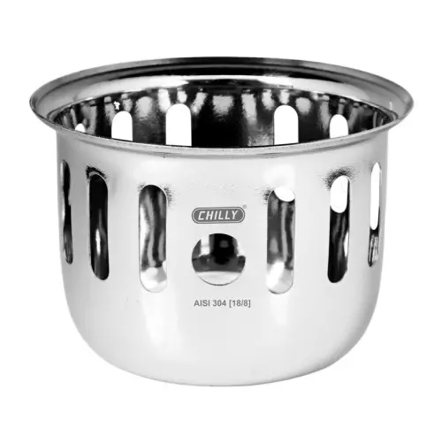 Chilly 127x127 mm Cockroach Trap Stainless Steel Matt Finish Silver, CCT-SSCFC-127