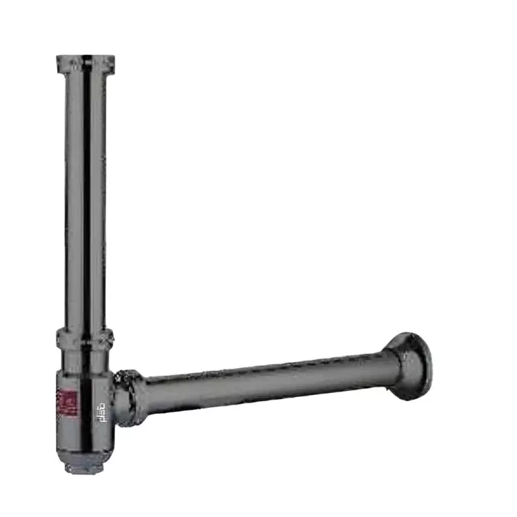 PLATO Prince Series Bottle Trap Brass 32x300x300 mm Black, 5356 BK