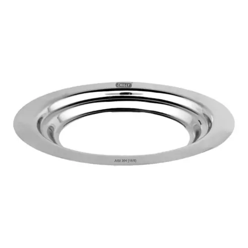 Chilly 138 mm Cockroach Trap Stainless Steel Glossy Finish Silver, CCT-RCFC-138