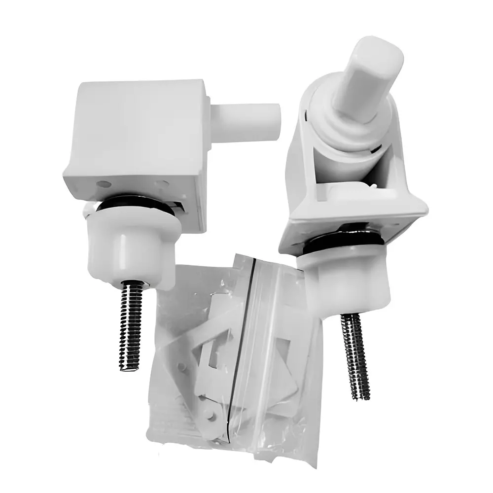 ELEGANT CASA Hinges Diy Repair Replacement Kit Polyvinyl Chloride (PVC) 33x40 mm White