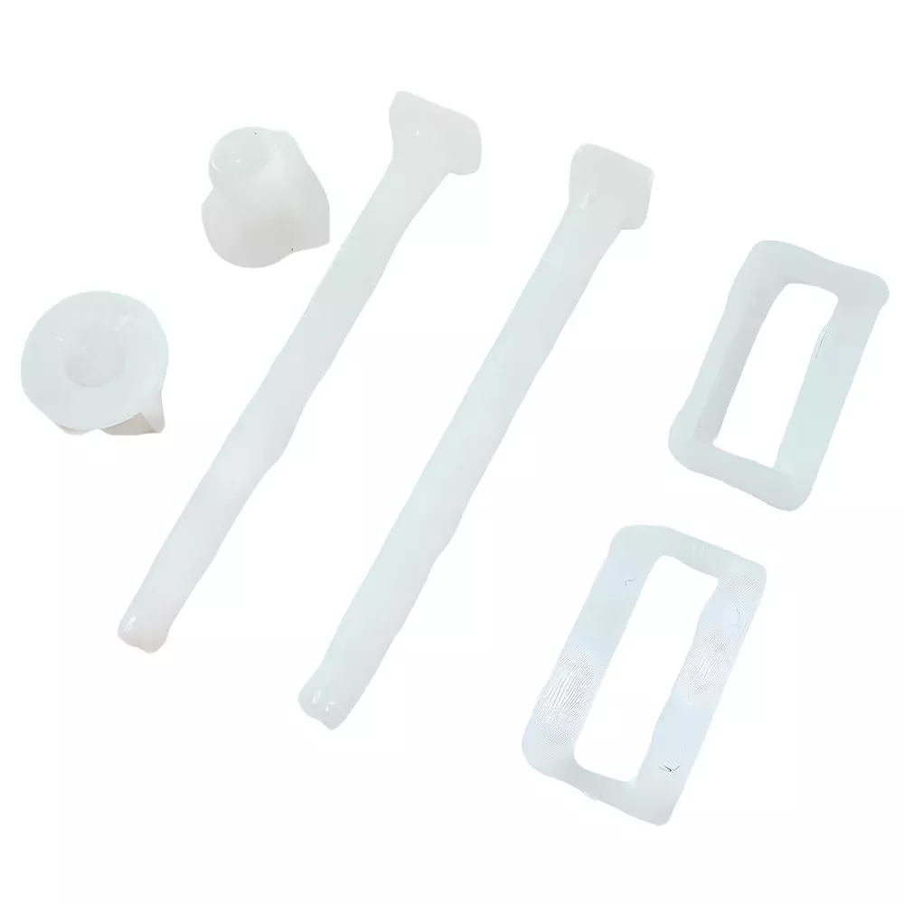 ELEGANT CASA Screw, Nuts and Washers Hinges Kit Polyvinyl Chloride (PVC) 45x22 mm White