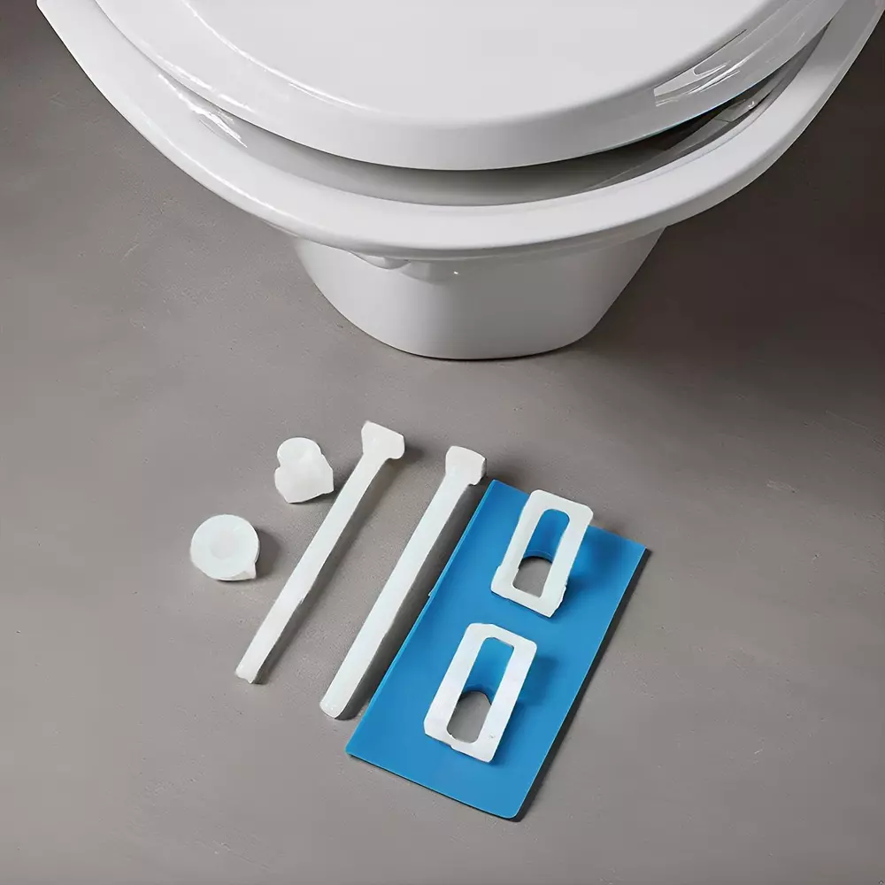 elegant-casa-screw-nuts-and-washers-hinges-kit-polyvinyl-chloride-pvc-45x22-mm-white