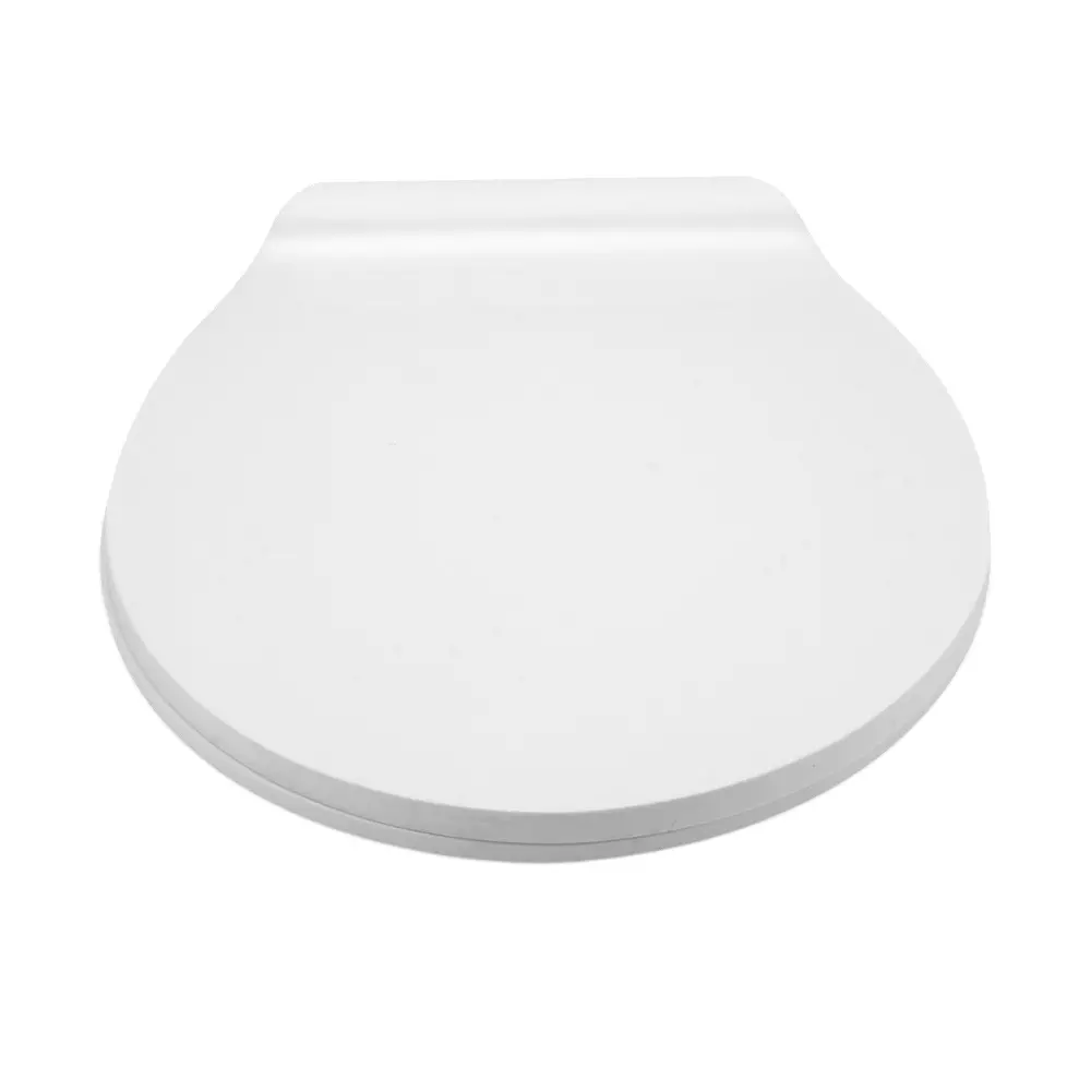 RN Stellar Collection Toilet Seat Cover Cisterns Round Shape PVC White, RNSCMA0101