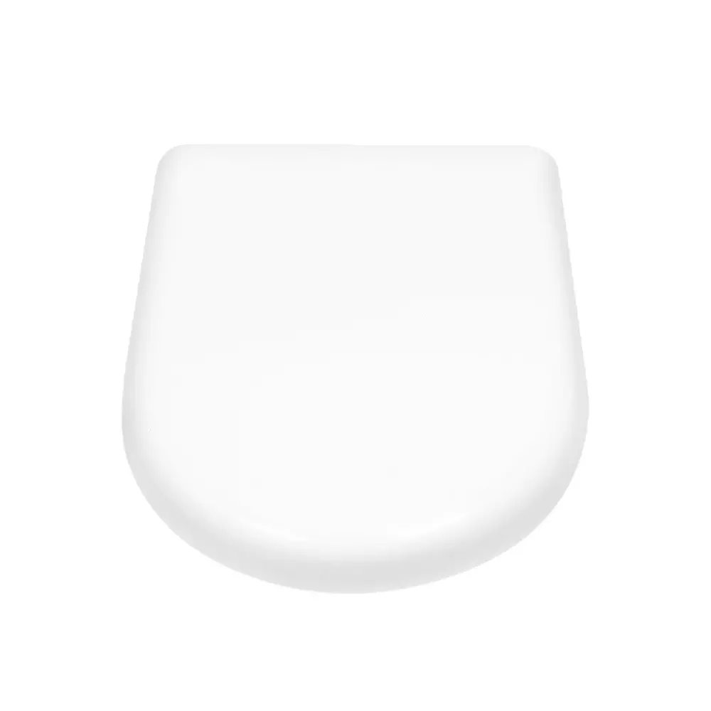 RN Stellar Collection Toilet Seat Cover Cisterns PVC White, RNSCFL0101