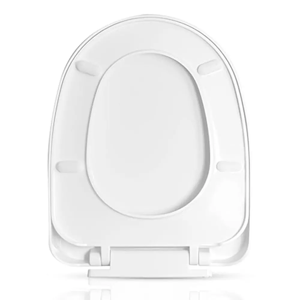 ELEGANT CASA Toilet Seat Cover Polypropylene (PP) 42x34 cm White, A-6