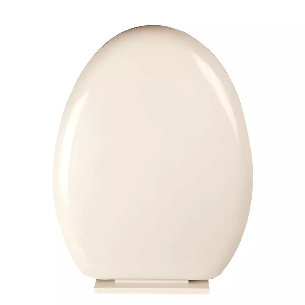 ELEGANT CASA Toilet Seat Cover Polypropylene (PP) 46x36 cm Ivory, 2082 I
