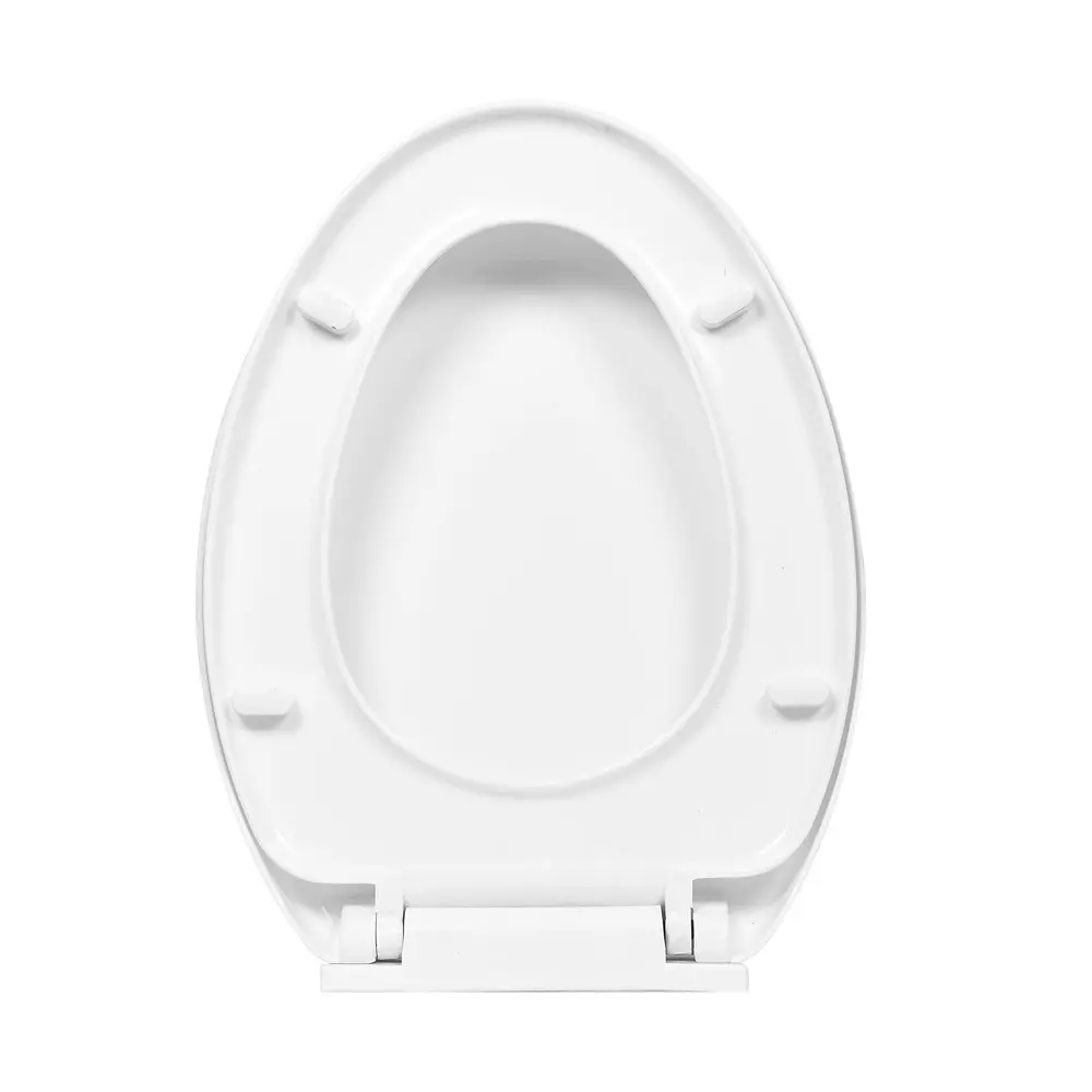 ELEGANT CASA Toilet Seat Cover Polypropylene (PP) 46x36 cm White, A1