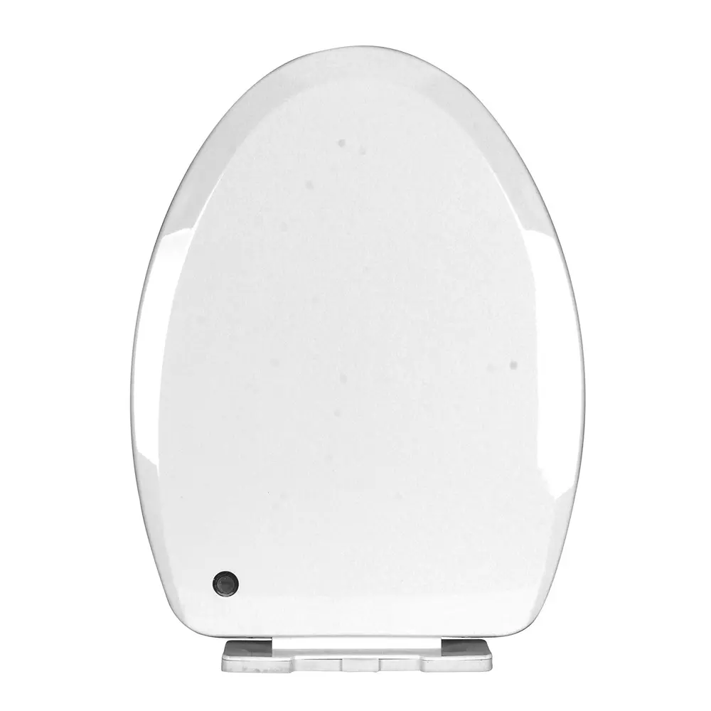ELEGANT CASA Sleek Toilet Seat Cover Polypropylene (PP) 46x36 cm White, EC-TSC-A-4