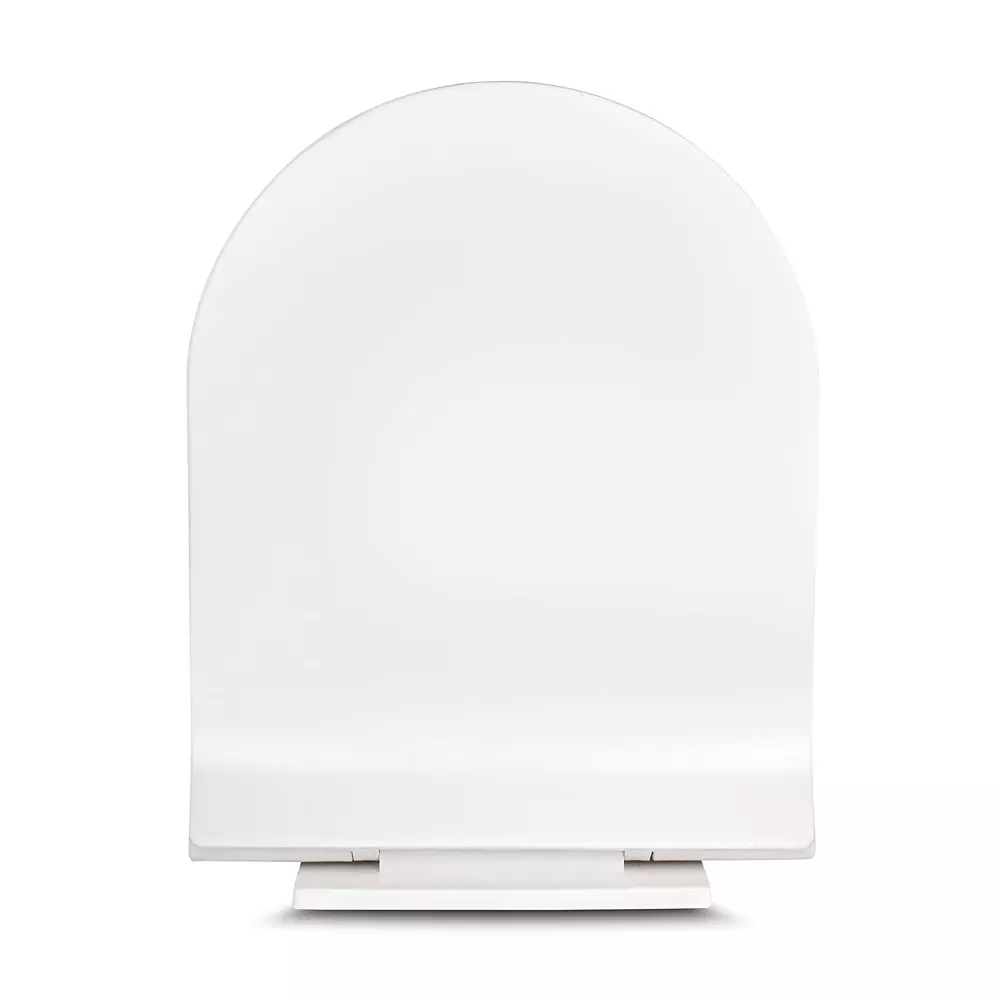 ELEGANT CASA Toilet Seat Cover Polypropylene (PP) 43x35 cm White, A-11