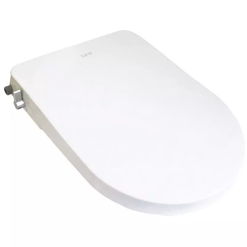Sugihan Non-Electric Water-Powered Bidet Toilet Seat Cover Dual Nozzle Posterior & Feminine Wash, SG-001