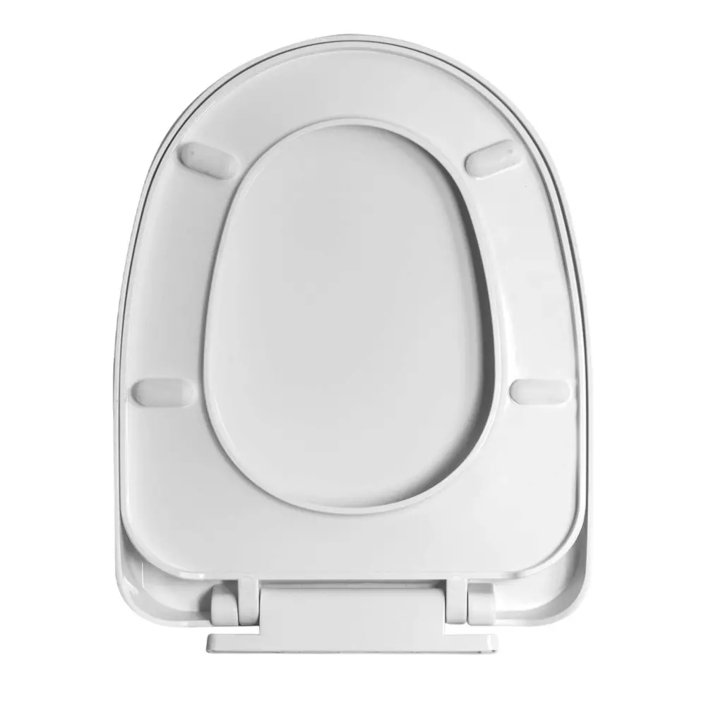 ELEGANT CASA Toilet Seat Cover Polypropylene (PP) 42x34 cm White, A-2