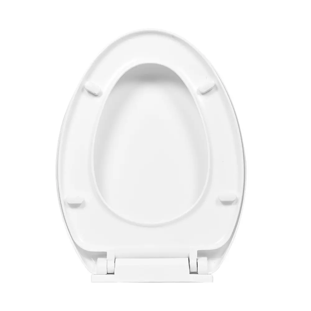 ELEGANT CASA Toilet Seat Cover Polypropylene (PP) 46x36 cm White, 2082 W