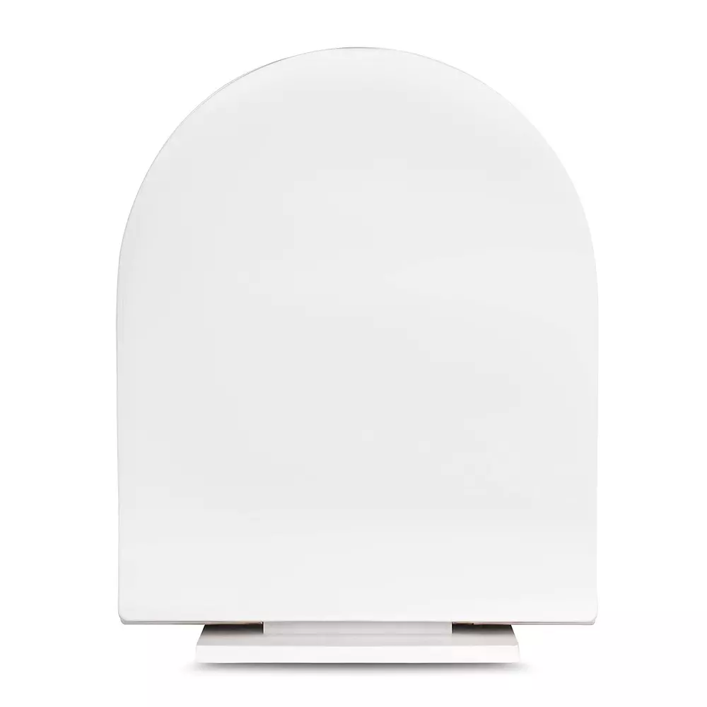 ELEGANT CASA Toilet Seat Cover Polypropylene (PP) 42x36 cm White, A-12