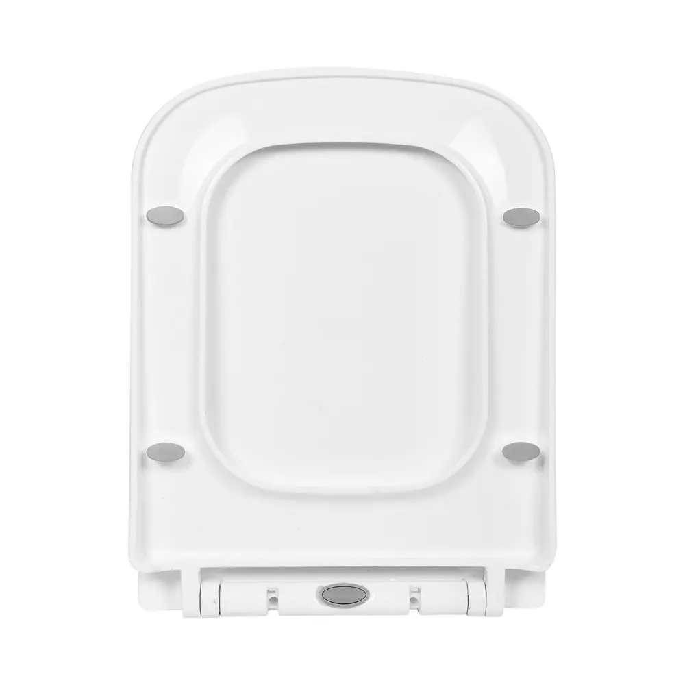 ELEGANT CASA Toilet Seat Cover Polypropylene (PP) 44x34 cm White, A-10