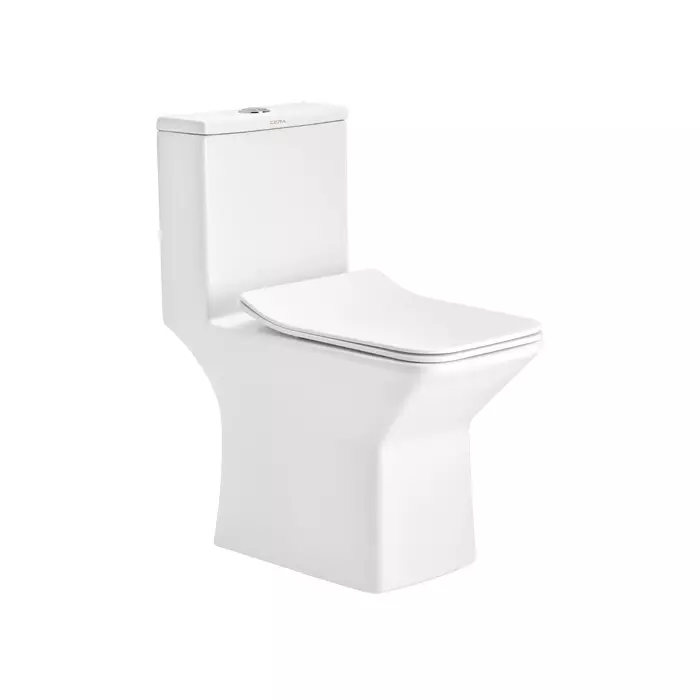 Buy CERA Camper One Piece EWC Snow White with Seat Cover and Twin Flush