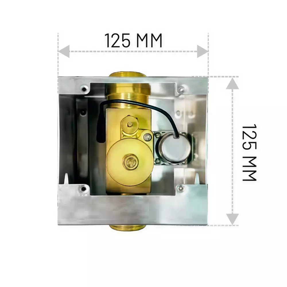 Bharat Photon Concealed Automatic Toilet Flusher Battery Operated 6 V DC and 50-500 mm Adjustable Sensing Distance, BP-W994