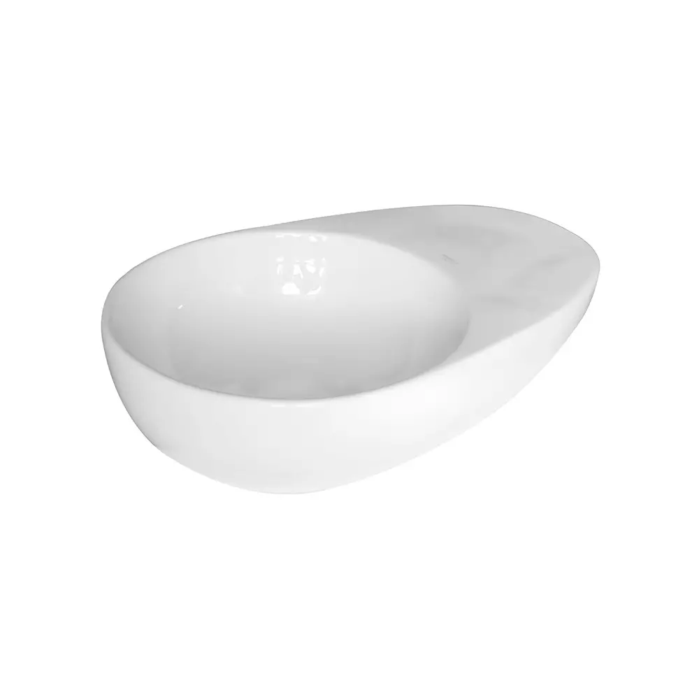 ELEGANT CASA Wash Basin Ceramic 59x38x14 cm Light Ivory, EC-454