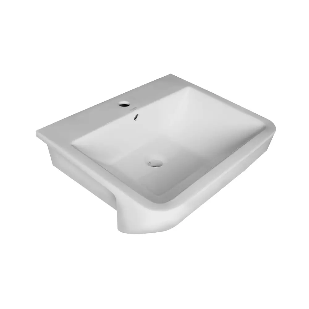 ELEGANT CASA Tabletop Wash Basin Ceramic 40x50x60 cm Light Ivory, EC-482