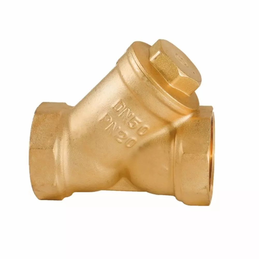 RN Y Strainer With Filter Forged Brass 1 1/2 Inch (40 mm) Size for Control Water, Air & Oil Flow, 2300Y