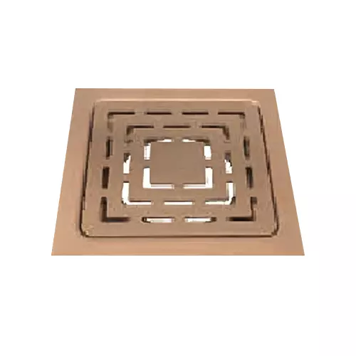 Jayna PVD Wonder Floor Drain Stainless Steel Rose Gold 127x127 mm, PWSG 03