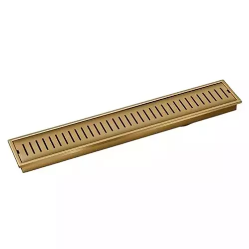 Sanjay Chilly Classic Shower Drain Channel Brushed Bronze 100x900 mm (‎4 x 36 inch), ‎SCDCBB-900