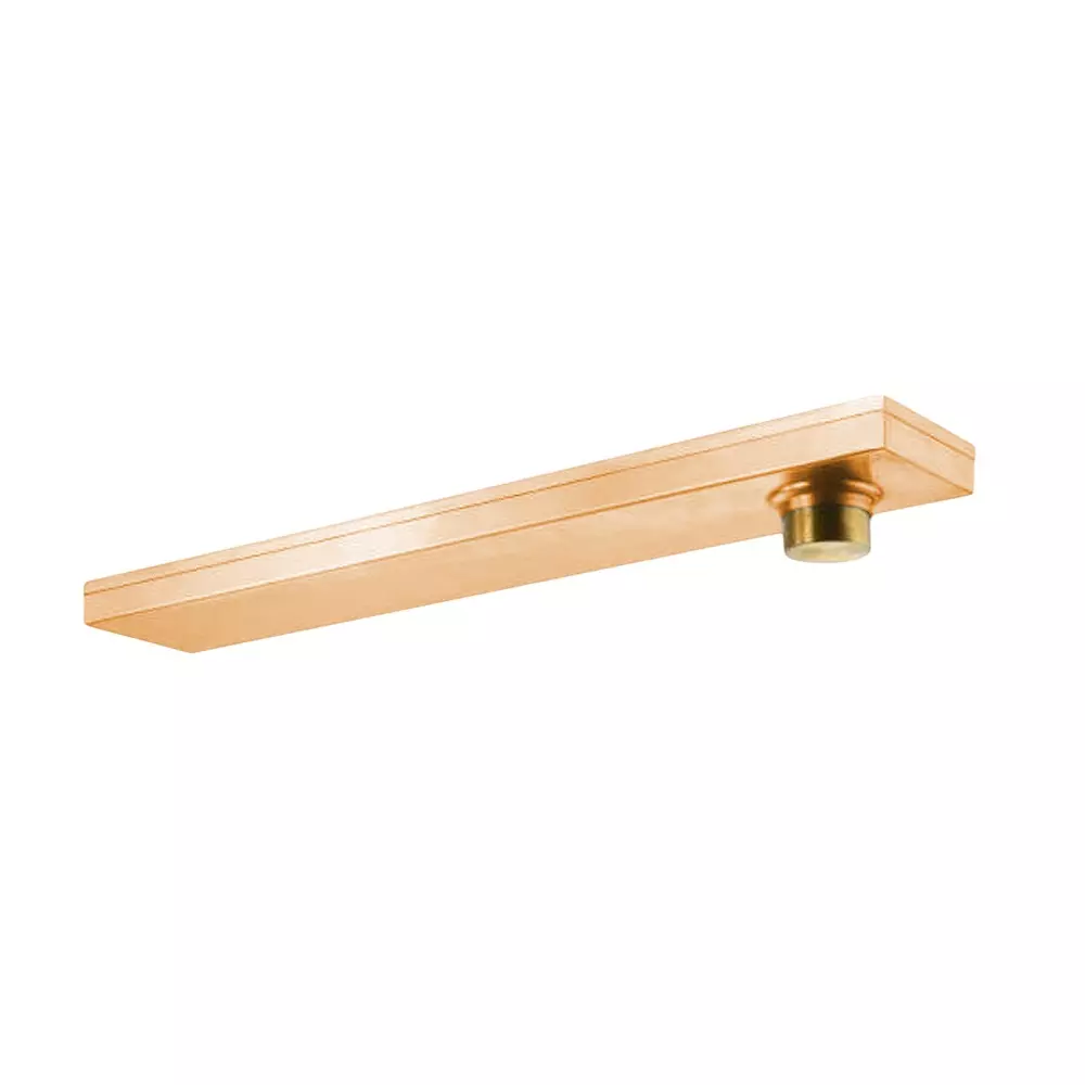 PLATO TILE DRAINER Extra Heavy Shower Drainer 100x600 mm Rose Gold Finish with Brass Coupler, 9553