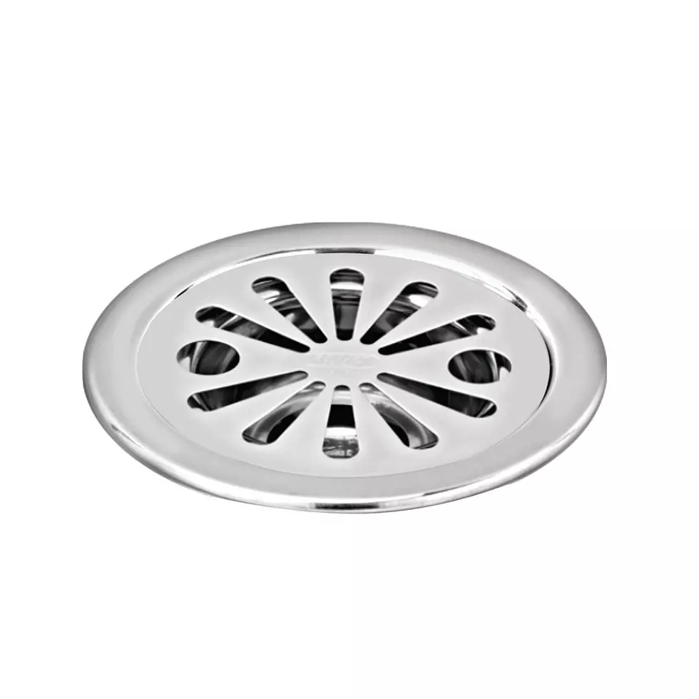 Sanjay Chilly Tof Round Ezee Floor Drainer Silver 127 mm, TOF-RE-127
