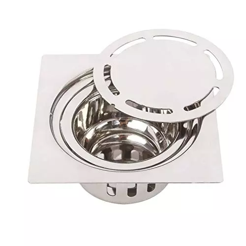 Vida Bath Long Floor Drain SS 304 Grade Stainless Steel 15 cm Size