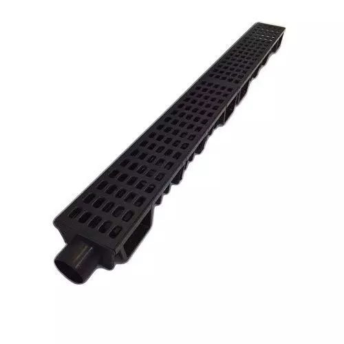 vida-bath-water-stop-drain-jali-hdpe-high-density-polyethylene-black-color-1000-x-100-x-57-mm-size
